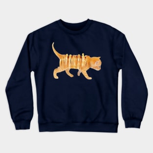 Toast Bread Kitten Crewneck Sweatshirt